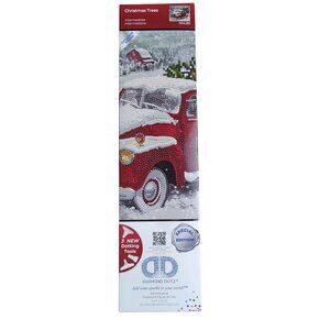 Diamond Dotz Red Rusted Truck Christmas Trees Medium Kit Special Edition